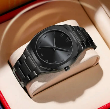 BLACK ARABIC AURA WATCH